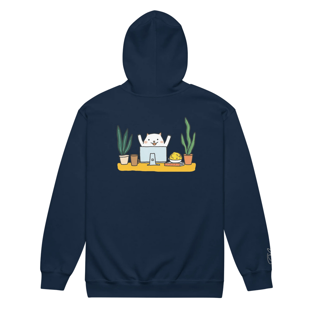 Hoodie - Jacke "happy dog working" - Hoodie - Jacke - flyliving