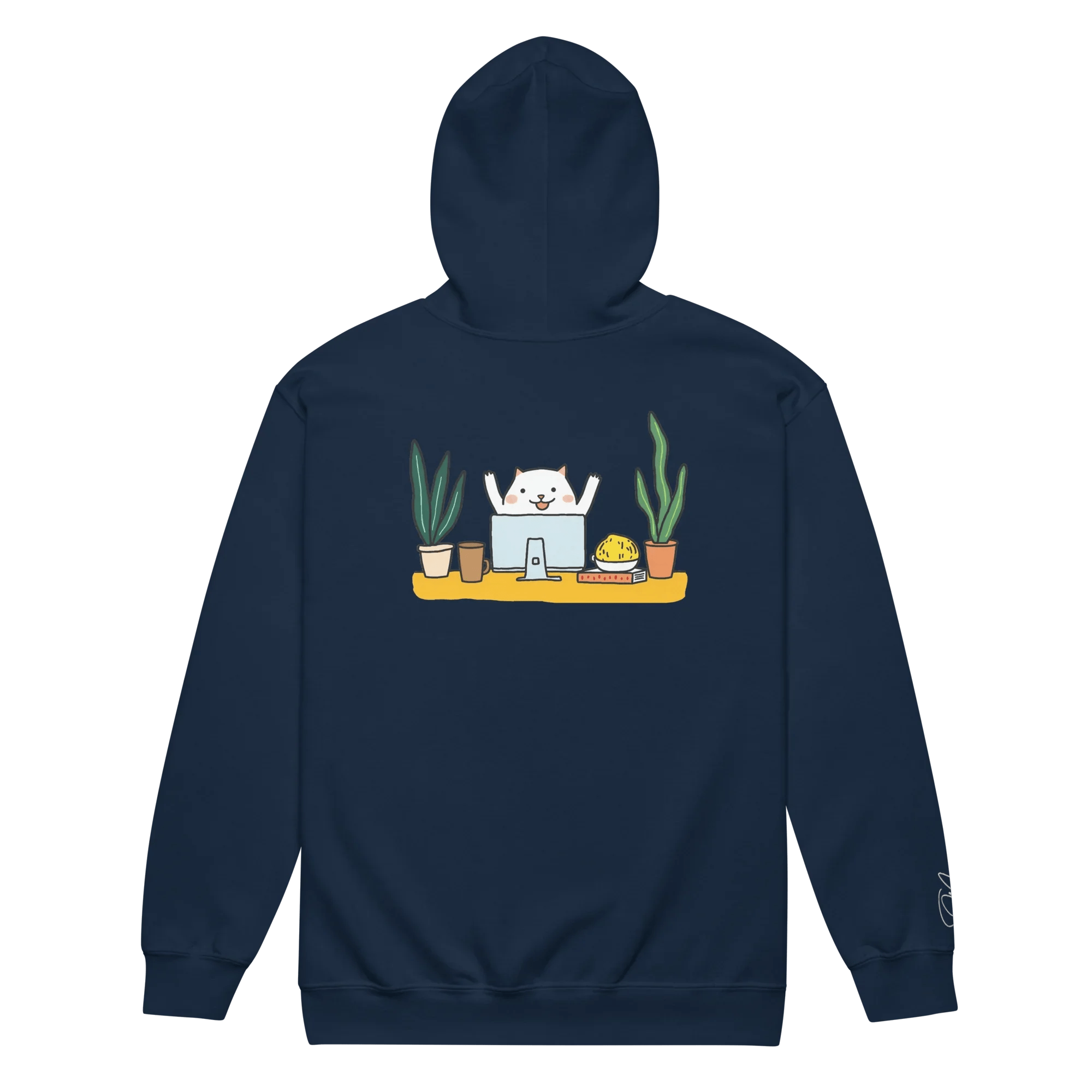Hoodie - Jacke "happy dog working" - Hoodie - Jacke - flyliving