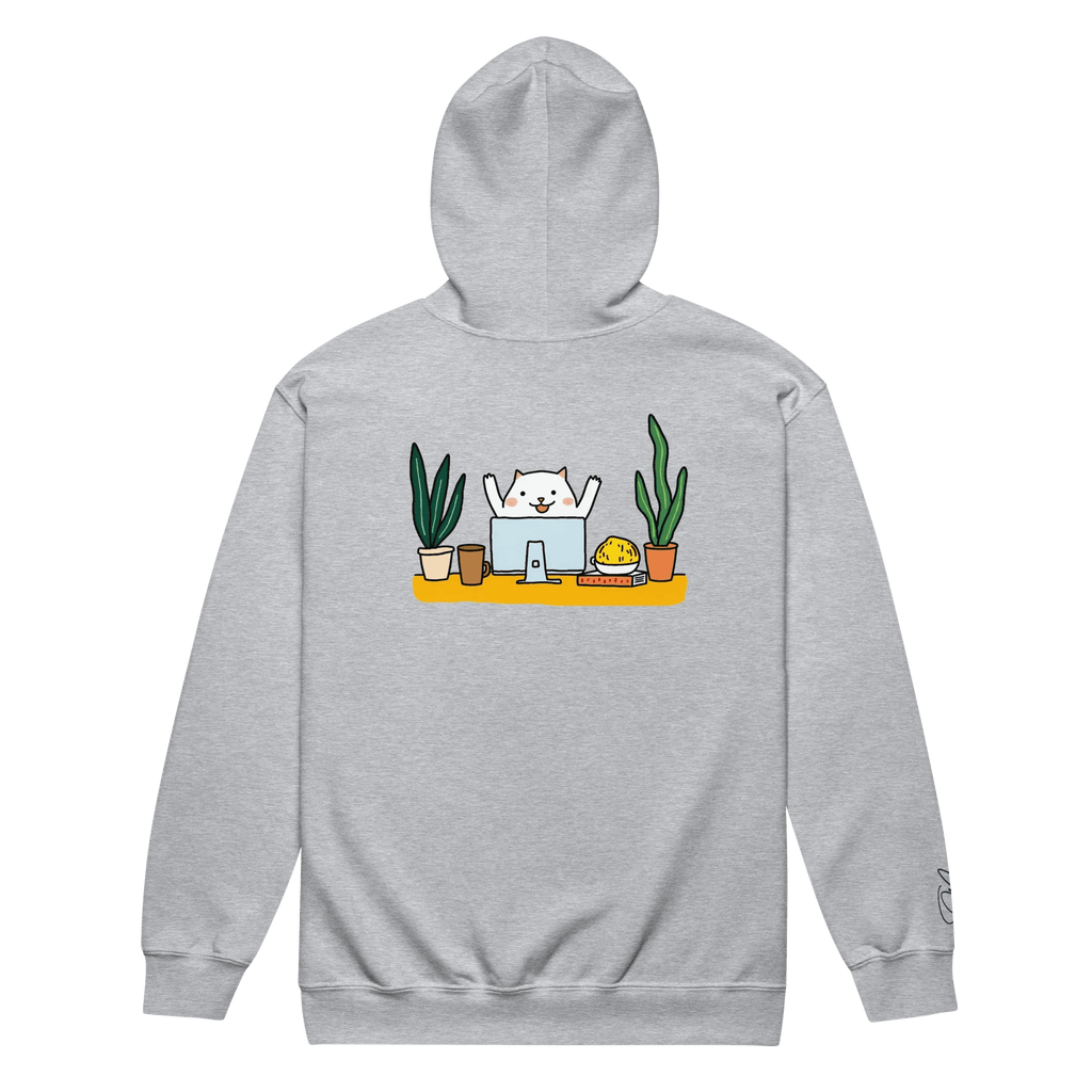 Hoodie - Jacke "happy dog working" - Hoodie - Jacke - flyliving