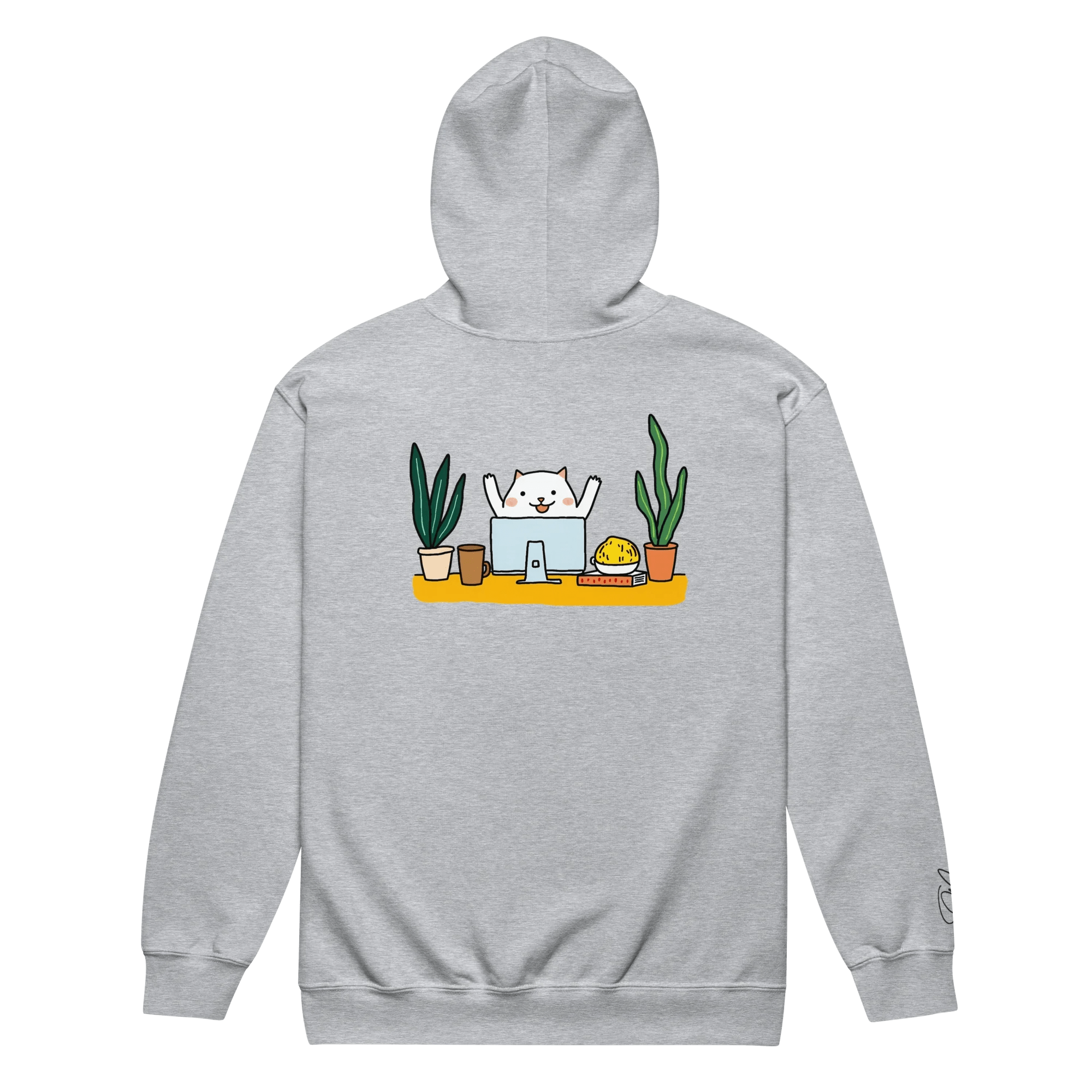 Hoodie - Jacke "happy dog working" - Hoodie - Jacke - flyliving