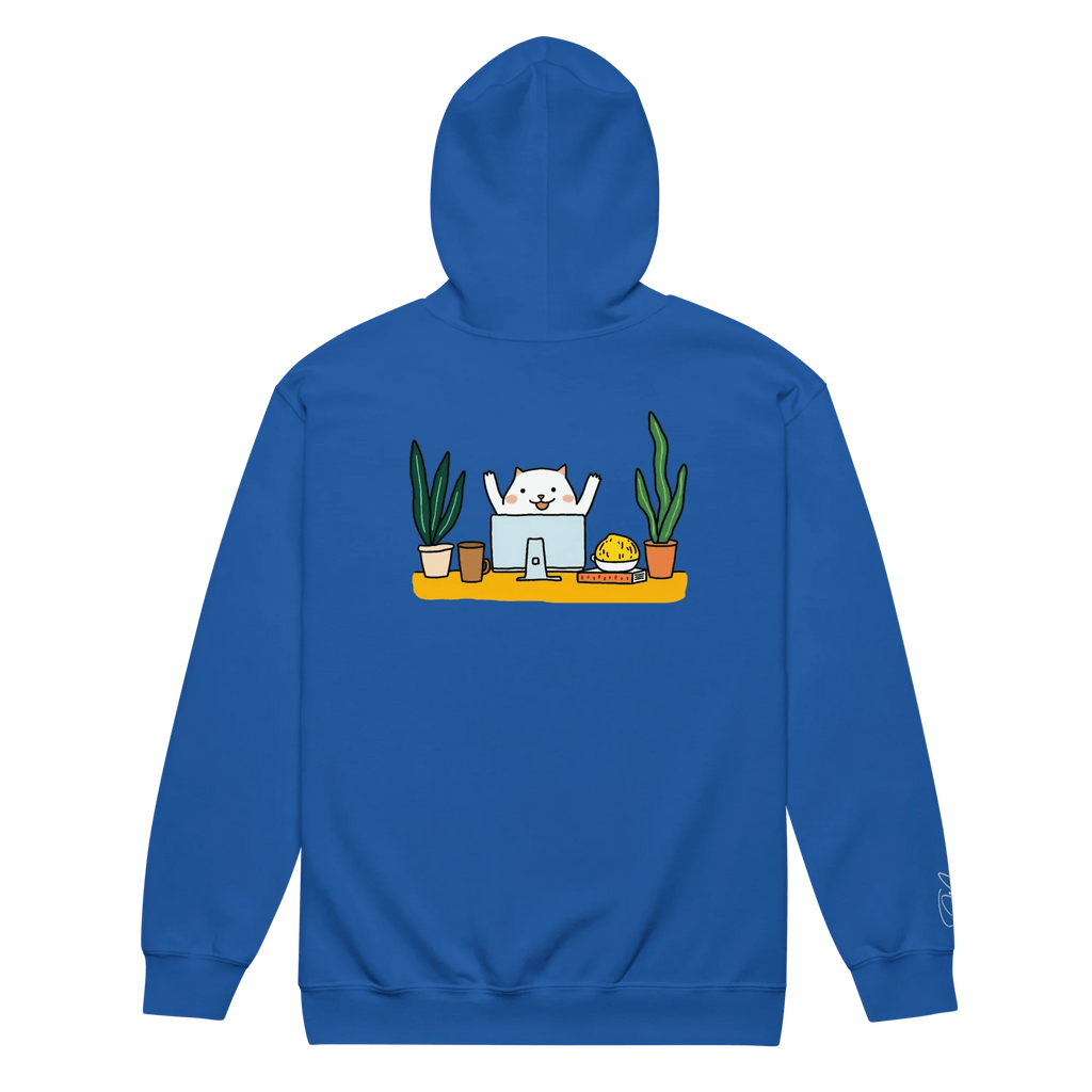 Hoodie - Jacke "happy dog working" - Hoodie - Jacke - flyliving