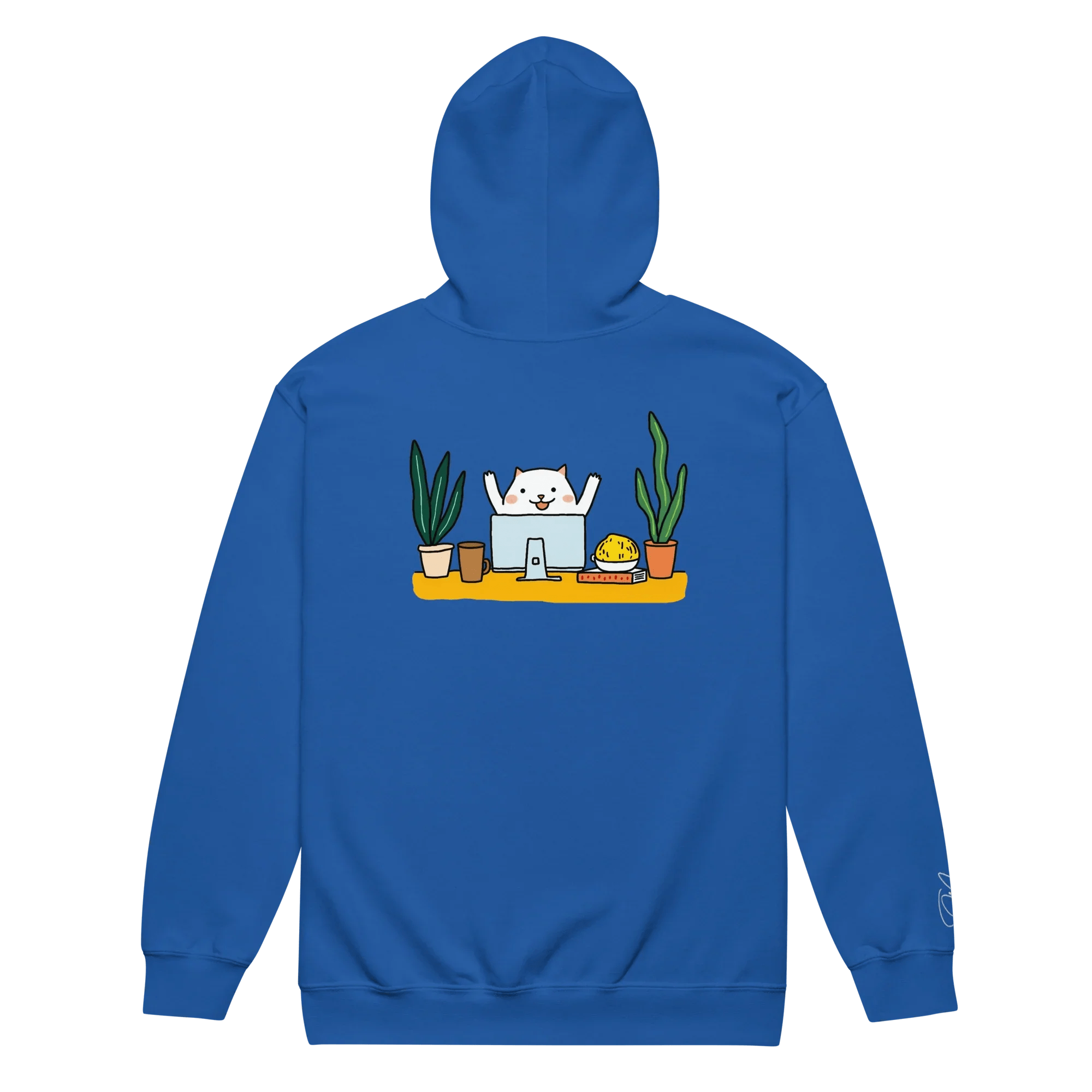 Hoodie - Jacke "happy dog working" - Hoodie - Jacke - flyliving