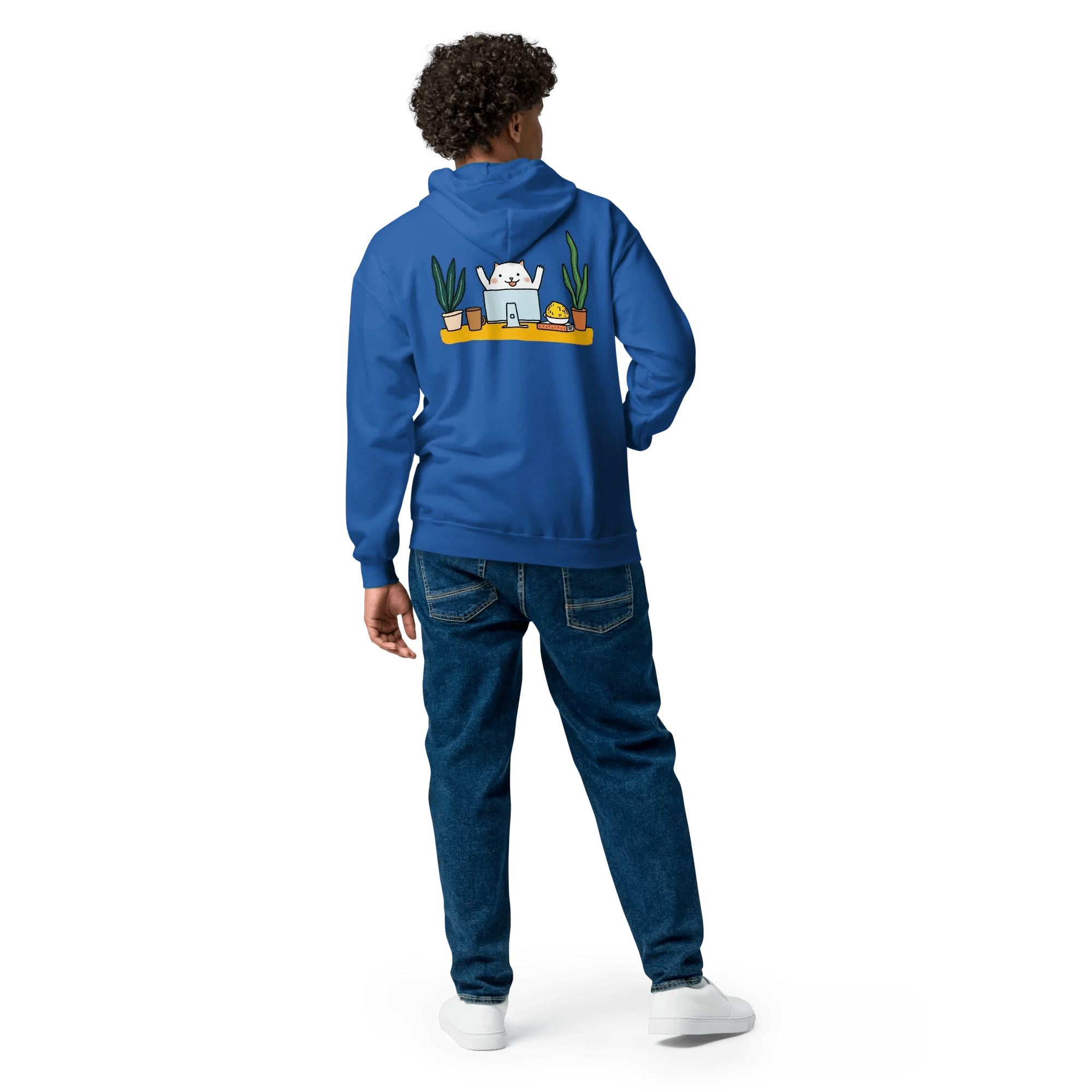 Hoodie - Jacke "happy dog working" - Hoodie - Jacke - flyliving
