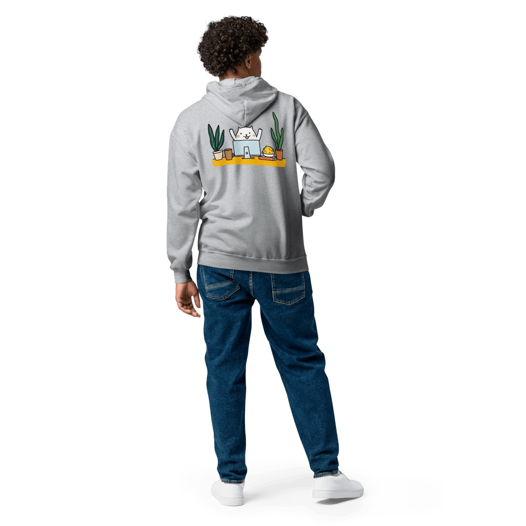 Hoodie - Jacke "happy dog working" - Hoodie - Jacke - flyliving