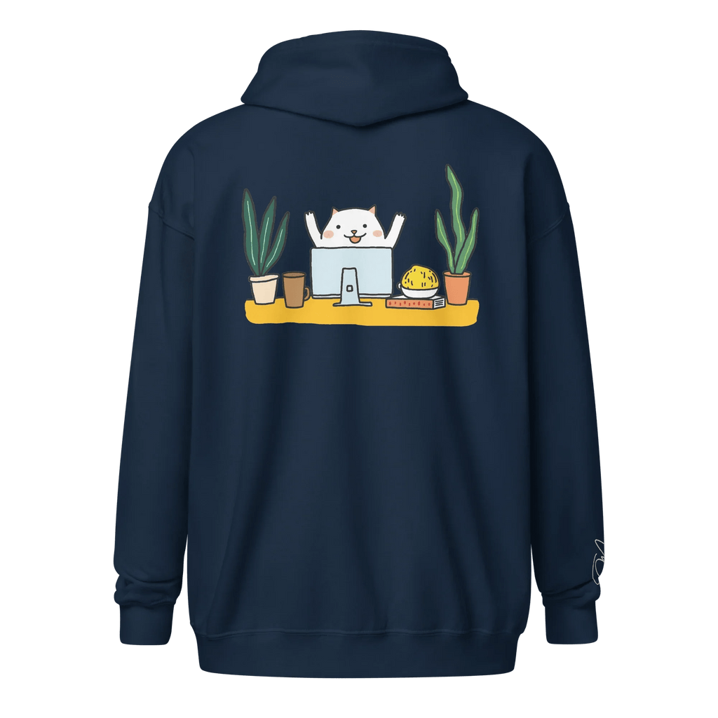 Hoodie - Jacke "happy dog working" - Hoodie - Jacke - flyliving