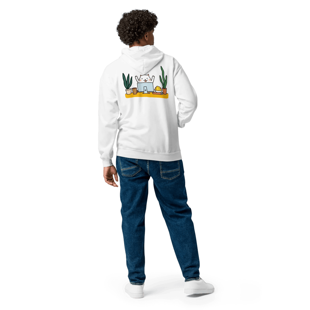 Hoodie - Jacke "happy dog working" - Hoodie - Jacke - flyliving