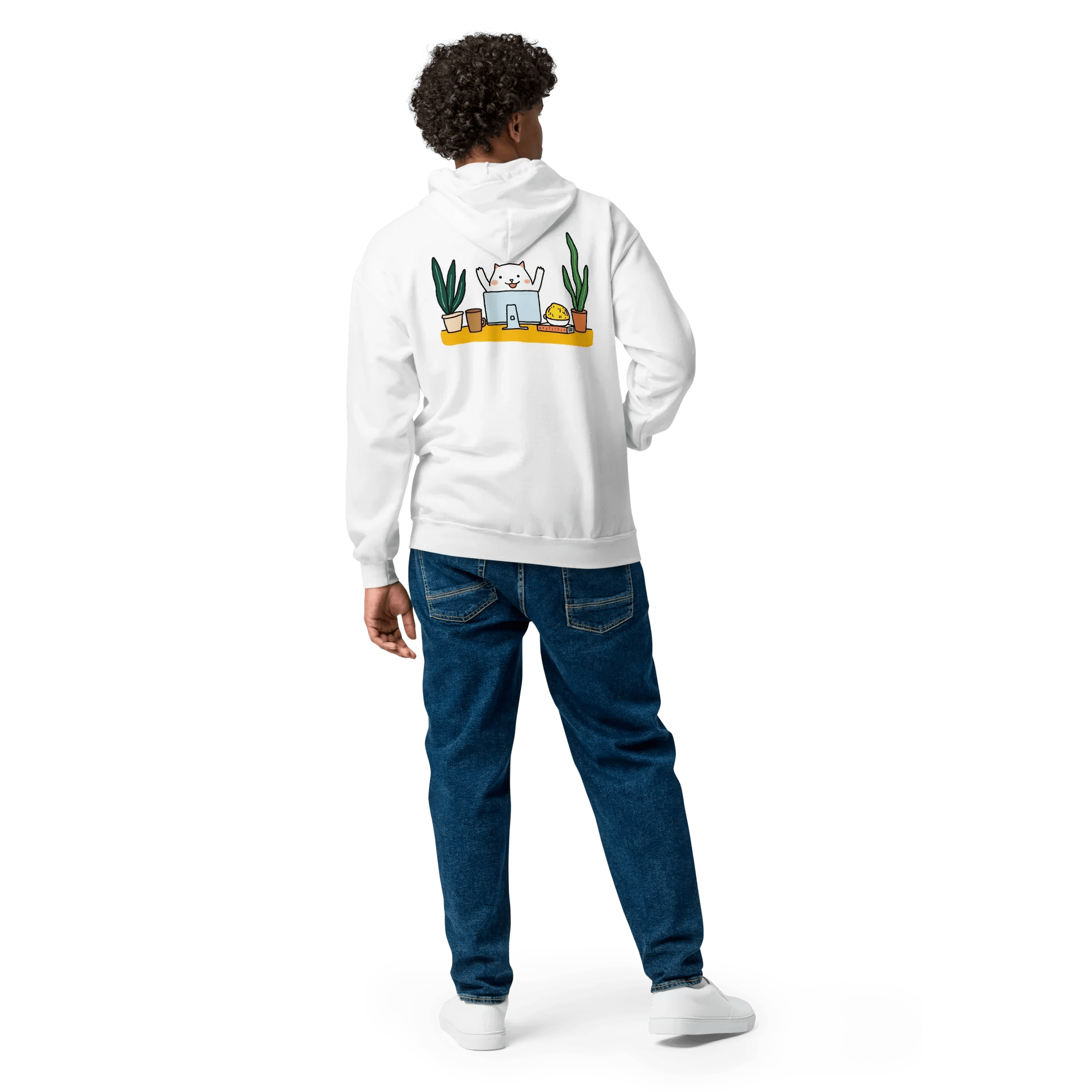 Hoodie - Jacke "happy dog working" - Hoodie - Jacke - flyliving