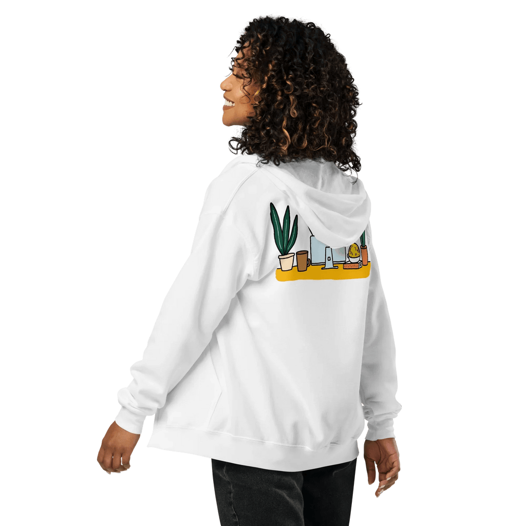 Hoodie - Jacke "happy dog working" - Hoodie - Jacke - flyliving