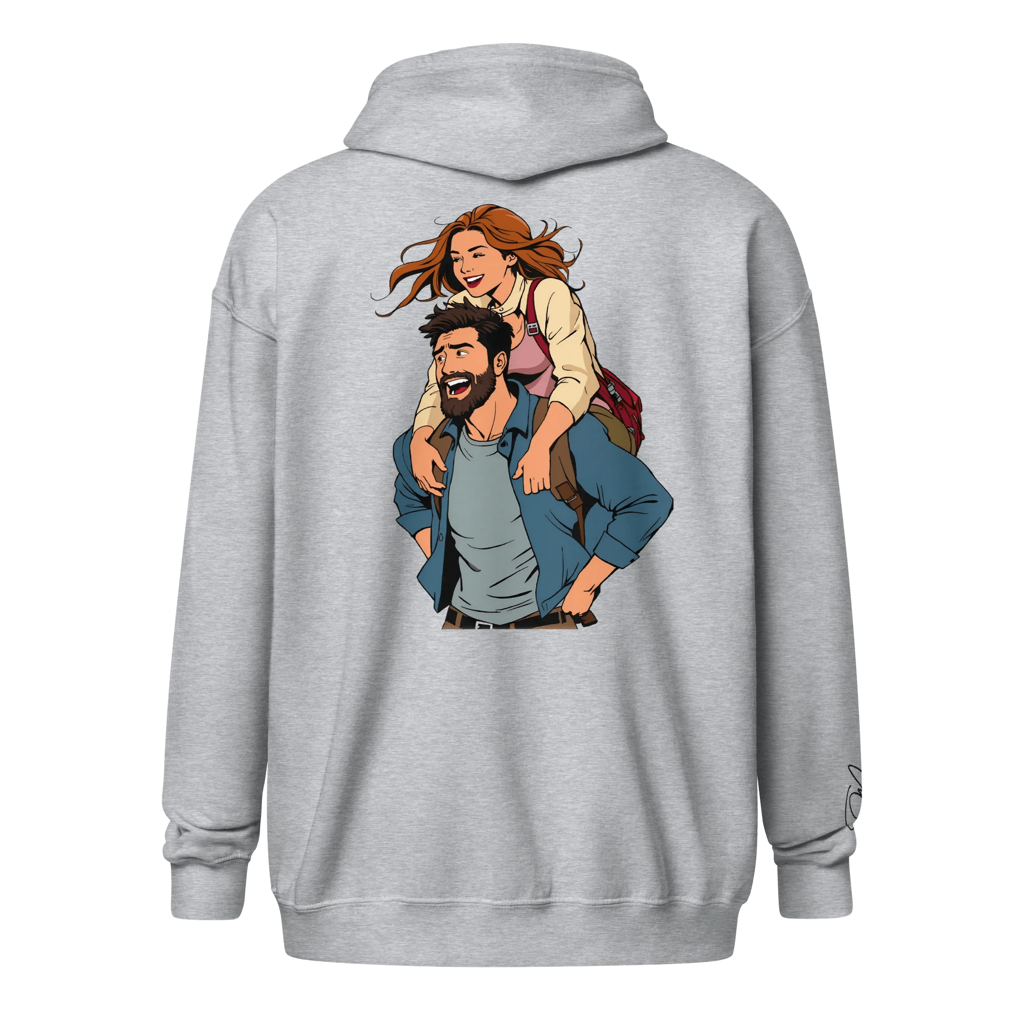 Hoodie - Jacke "huckepack" - Hoodie - flyliving