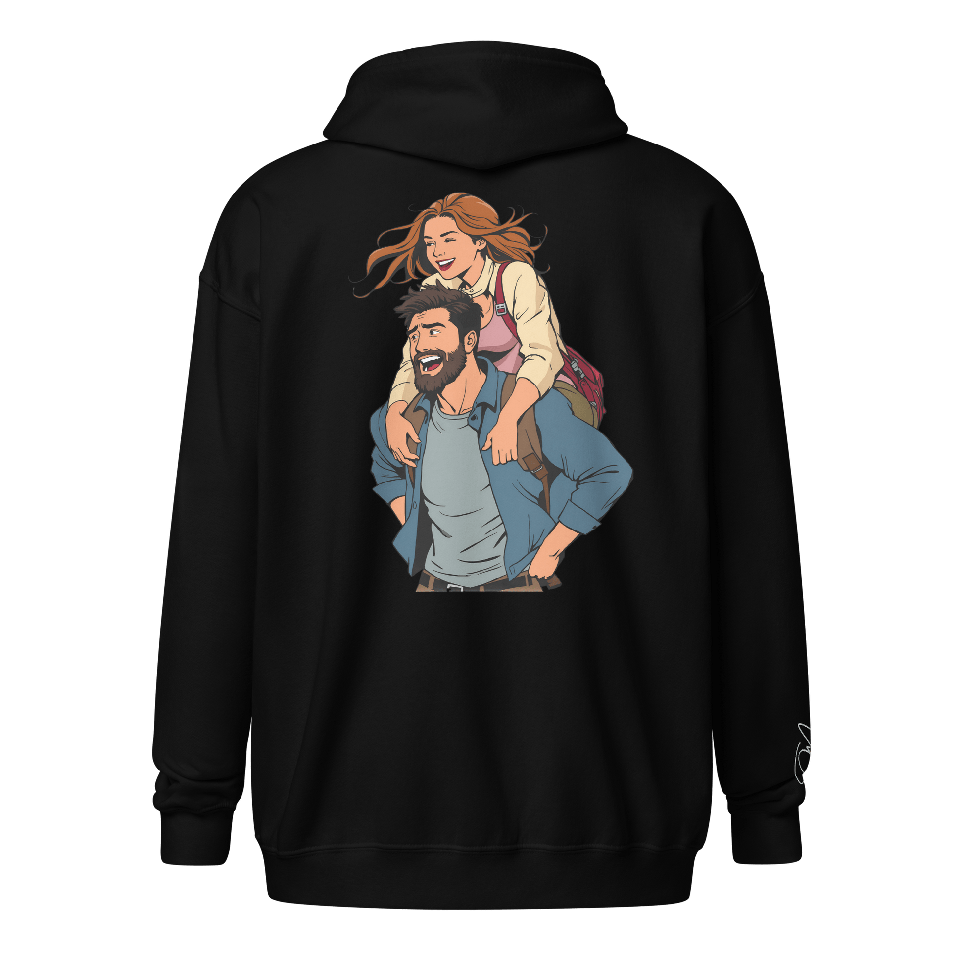 Hoodie - Jacke "huckepack" - Hoodie - flyliving