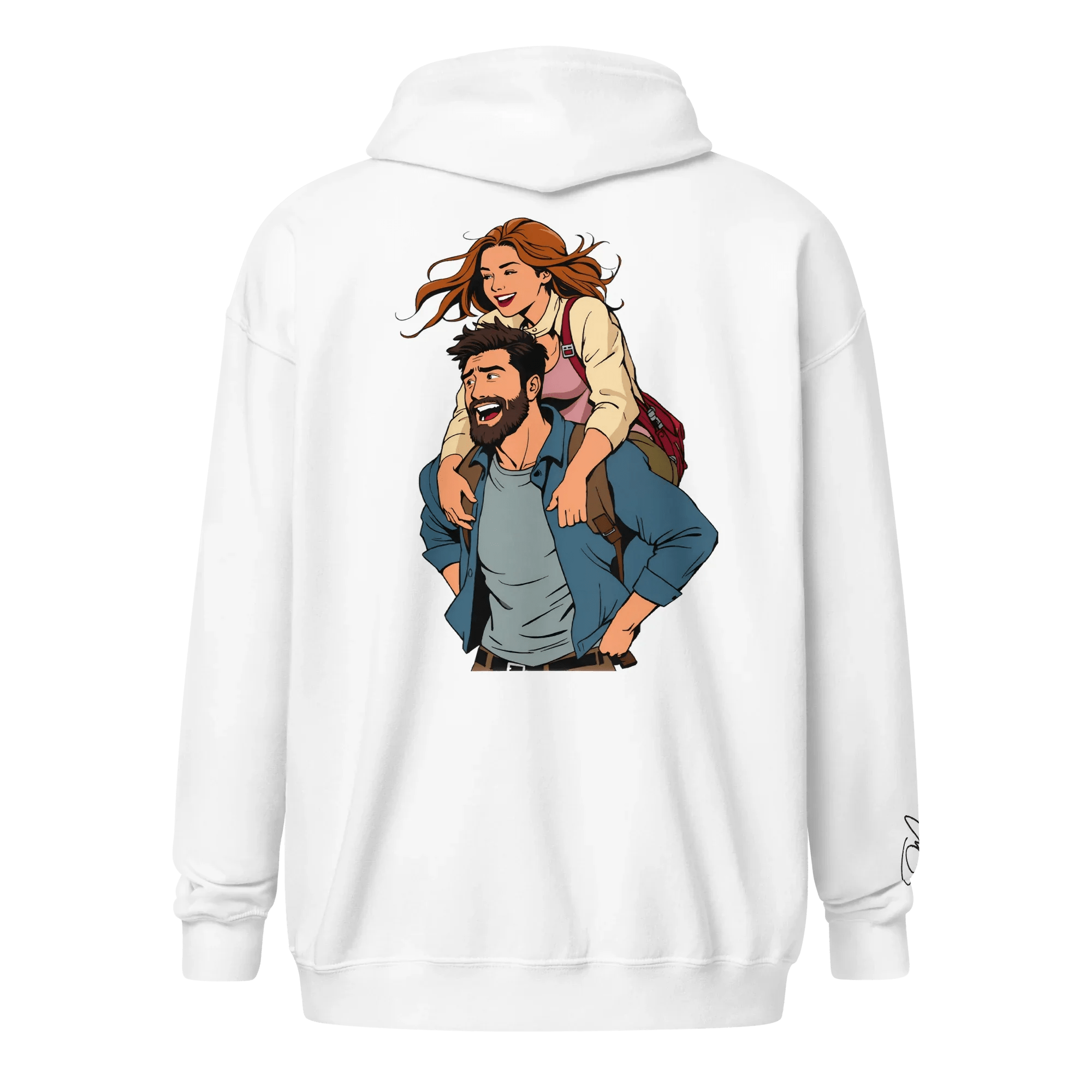 Hoodie - Jacke "huckepack" - Hoodie - flyliving