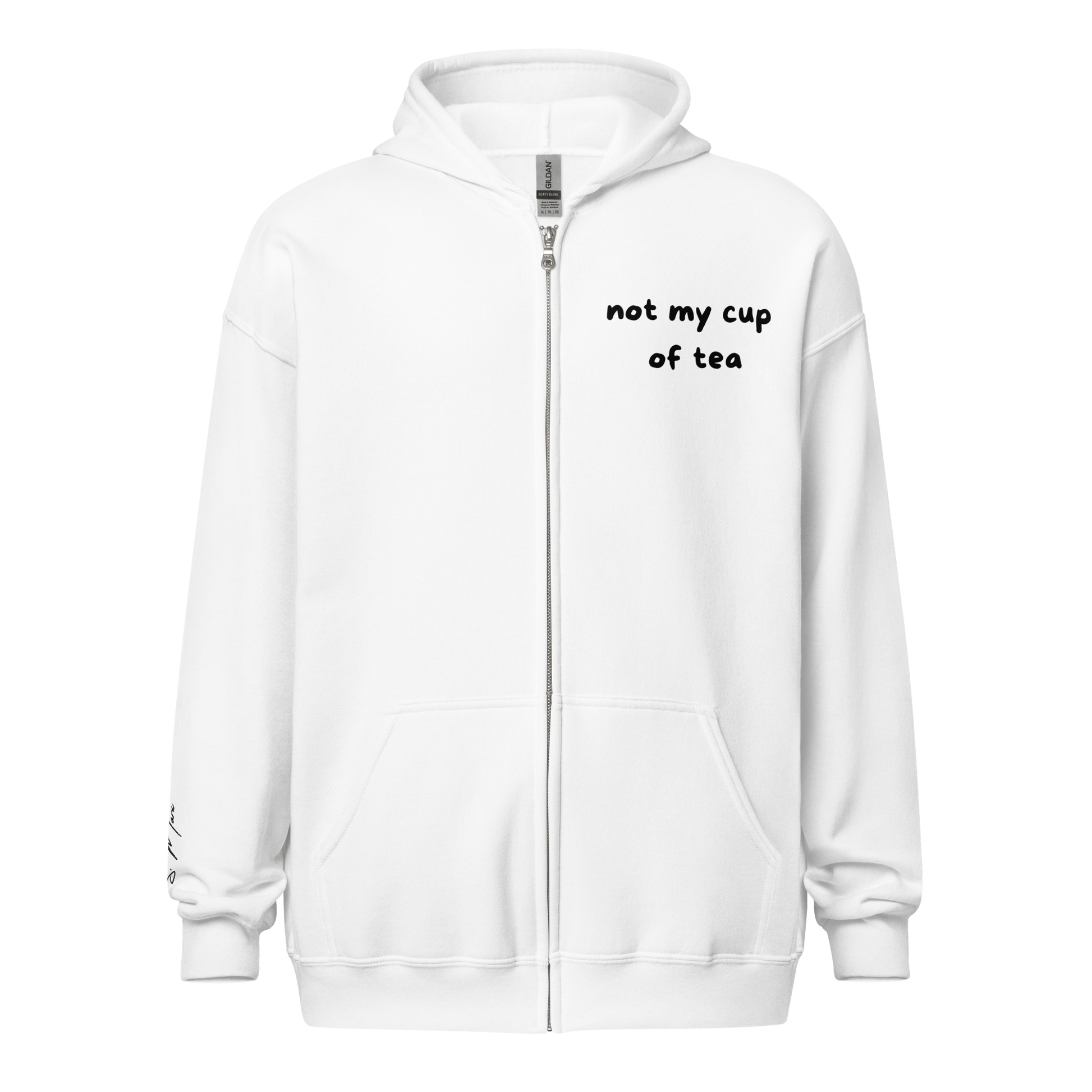 Hoodie - Jacke "not my cup of tea" - Hoodie - flyliving