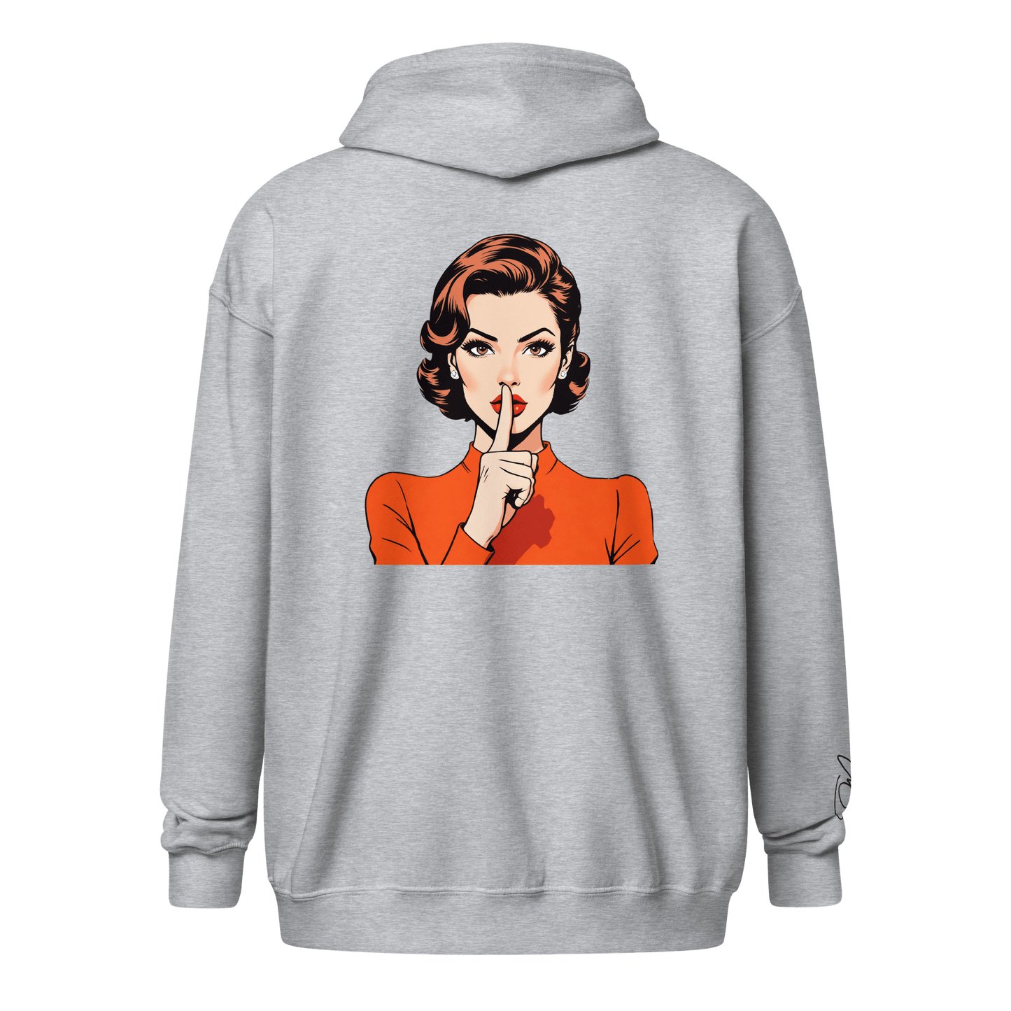 Hoodie - Jacke "shhh" - Hoodie - flyliving