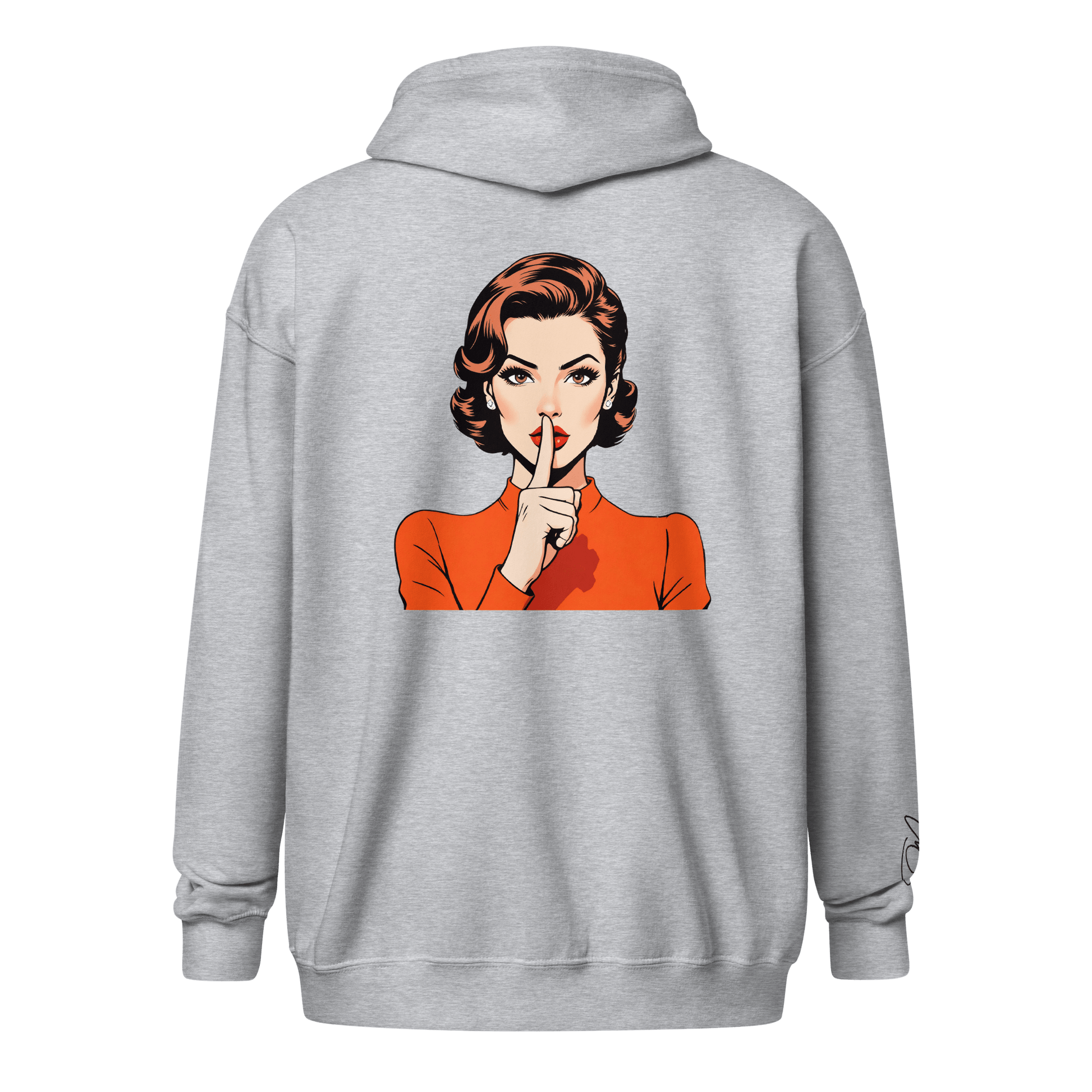 Hoodie - Jacke "shhh" - Hoodie - flyliving
