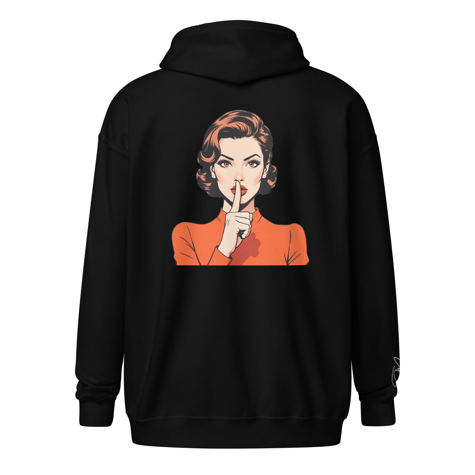 Hoodie - Jacke "shhh" - Hoodie - flyliving
