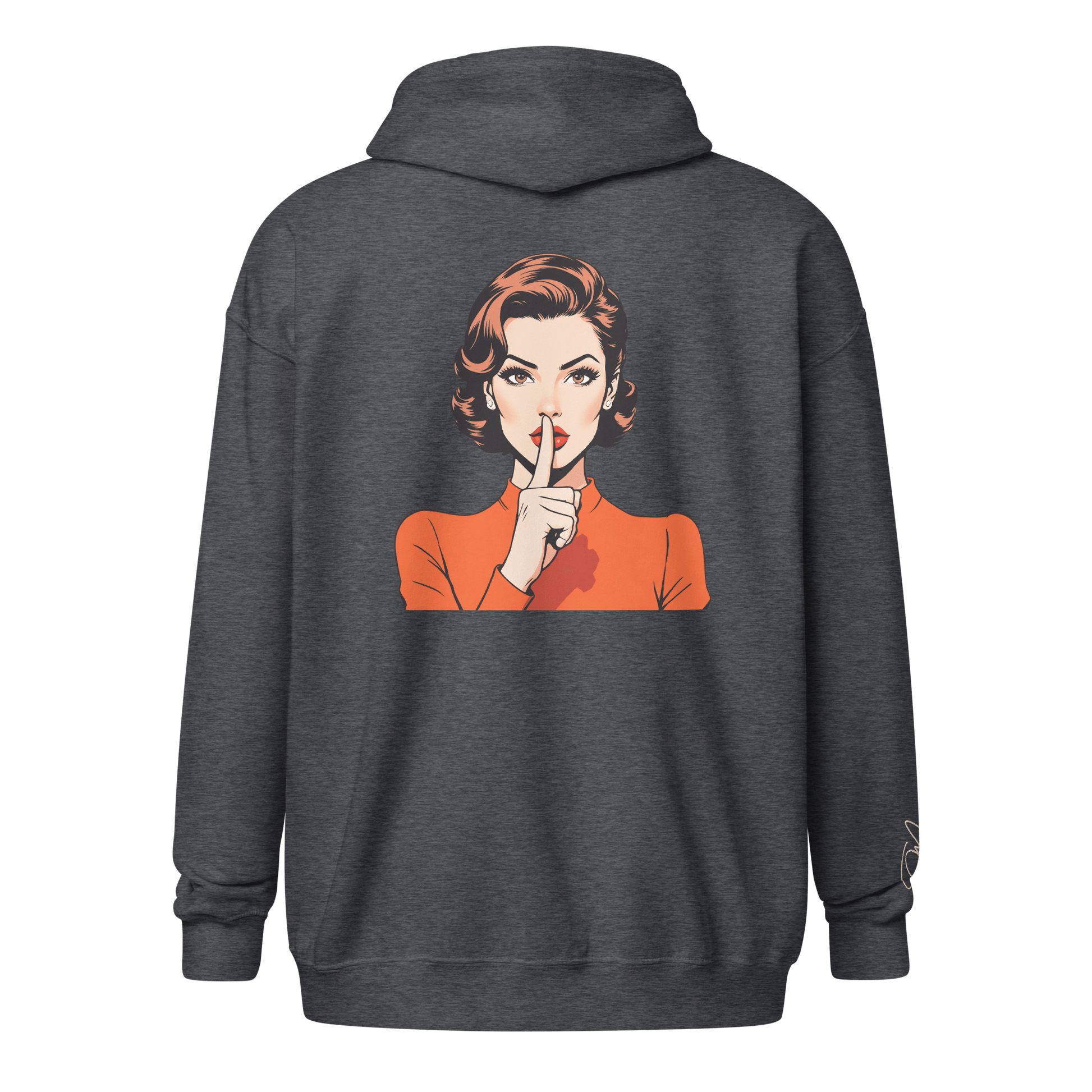 Hoodie - Jacke "shhh" - Hoodie - flyliving