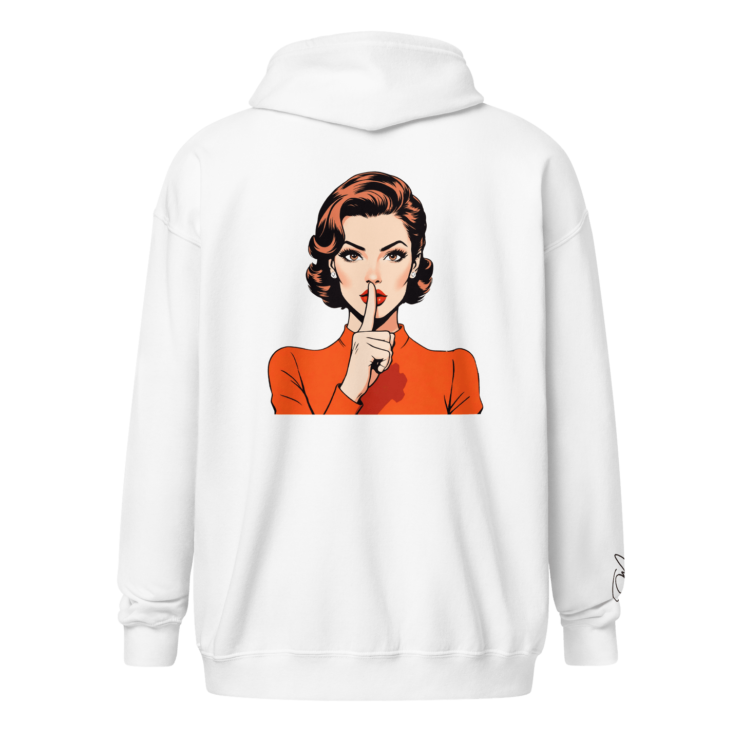 Hoodie - Jacke "shhh" - Hoodie - flyliving