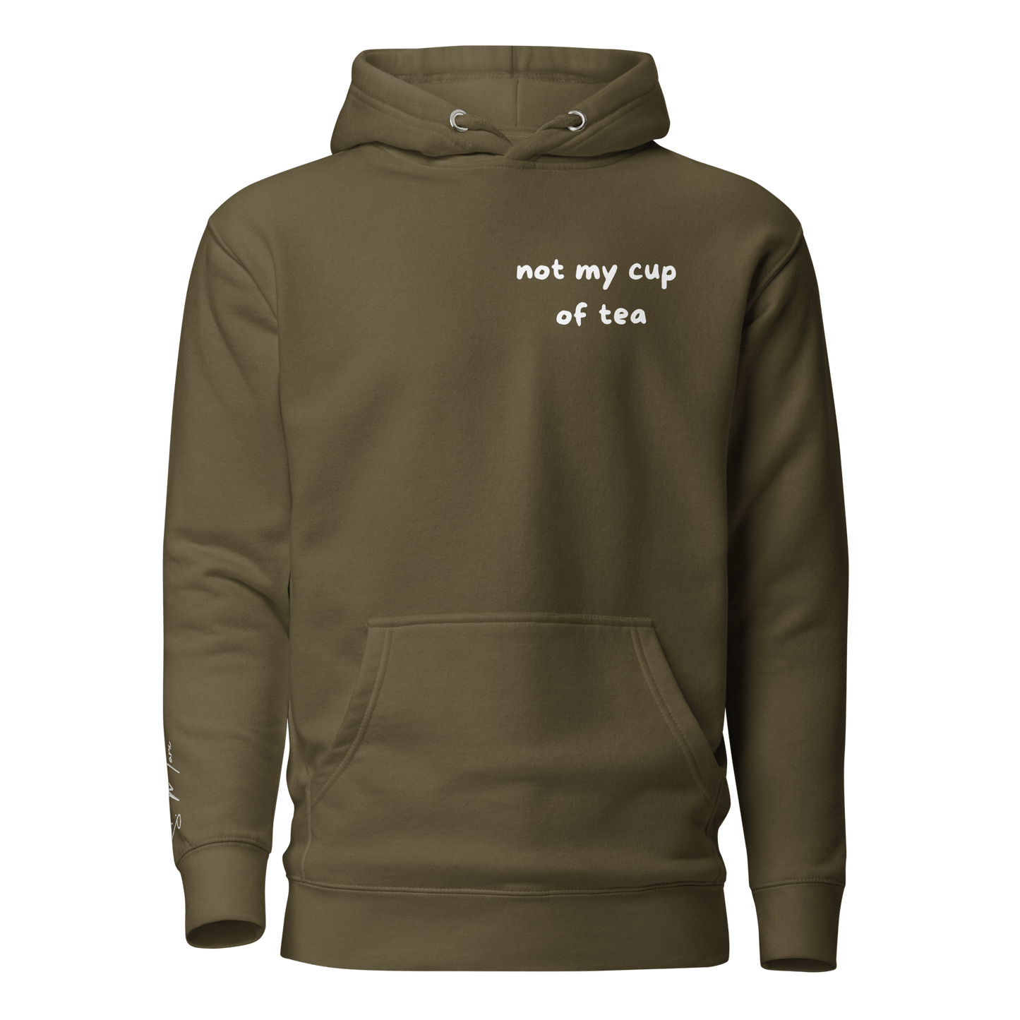 Hoodie "not my cup of tea" - Hoodie - flyliving