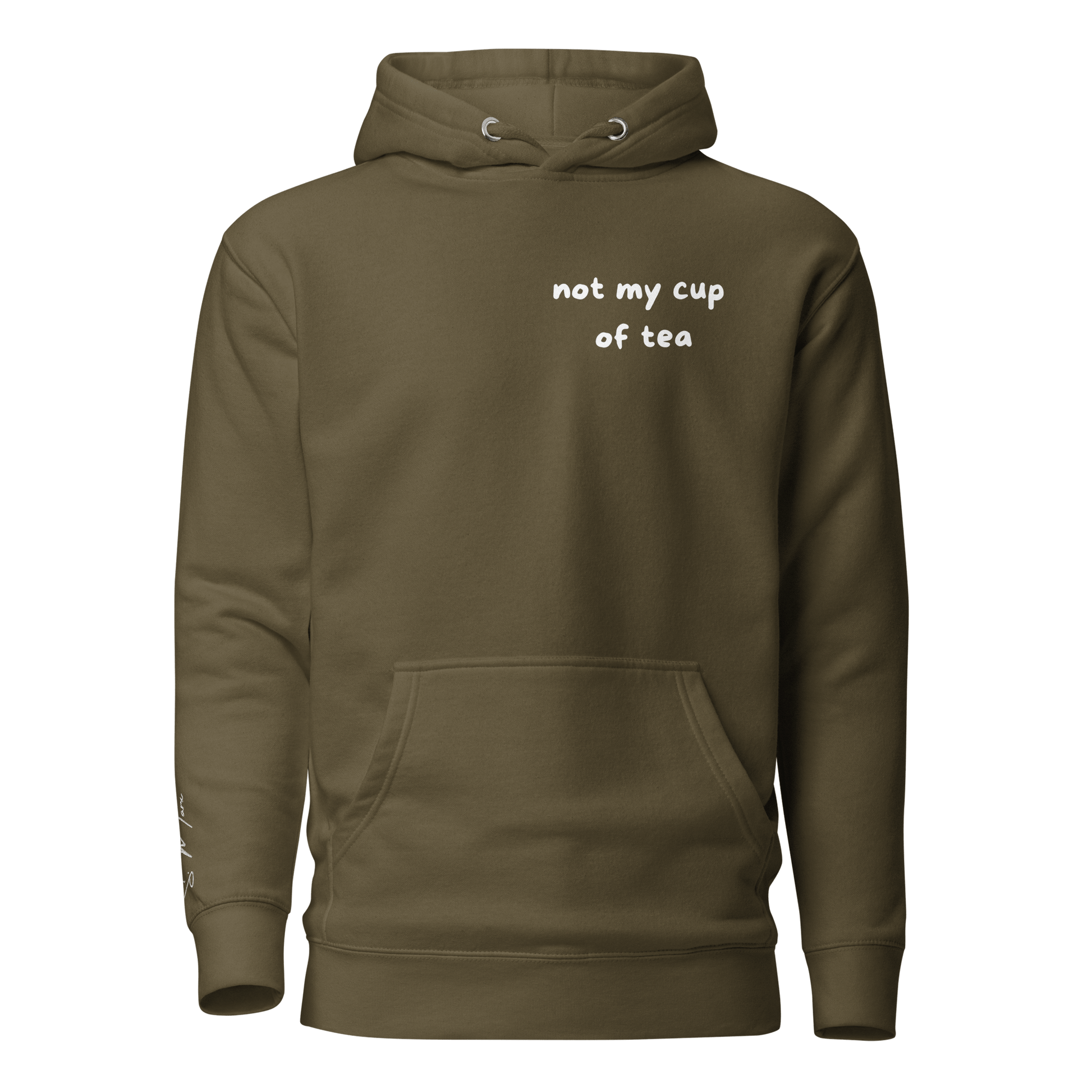 Hoodie "not my cup of tea" - Hoodie - flyliving