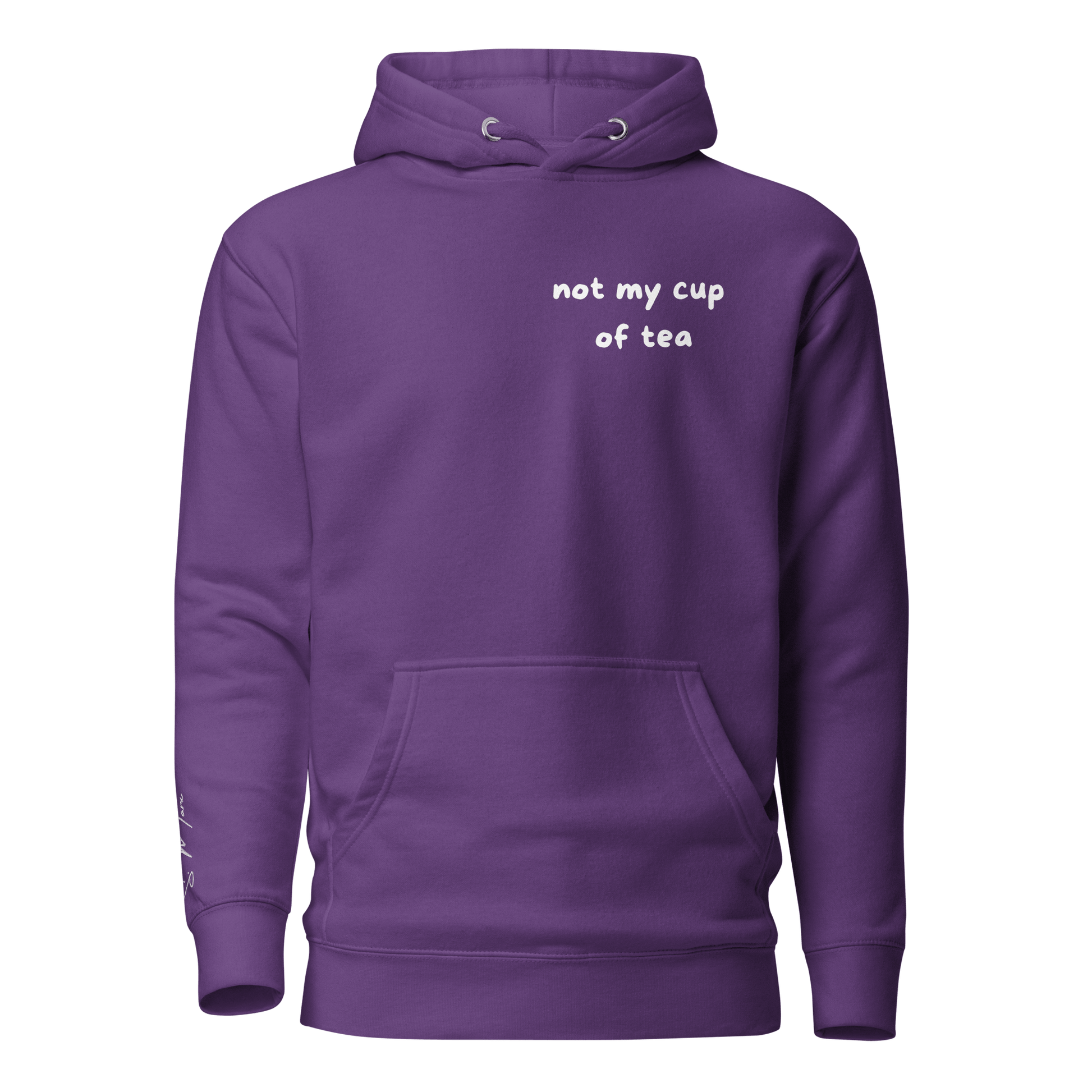 Hoodie "not my cup of tea" - Hoodie - flyliving