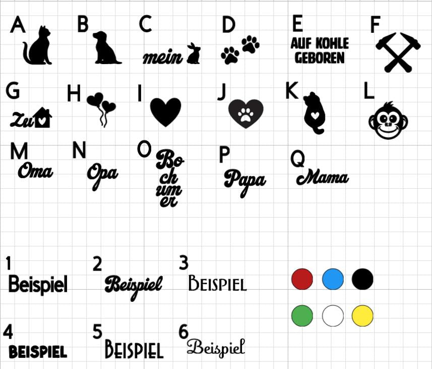 Schlüsselanhänger Filz | Handgemacht | Individuell bedruckbar | Verschiedene Motive | Geschenkidee | Robust & leicht