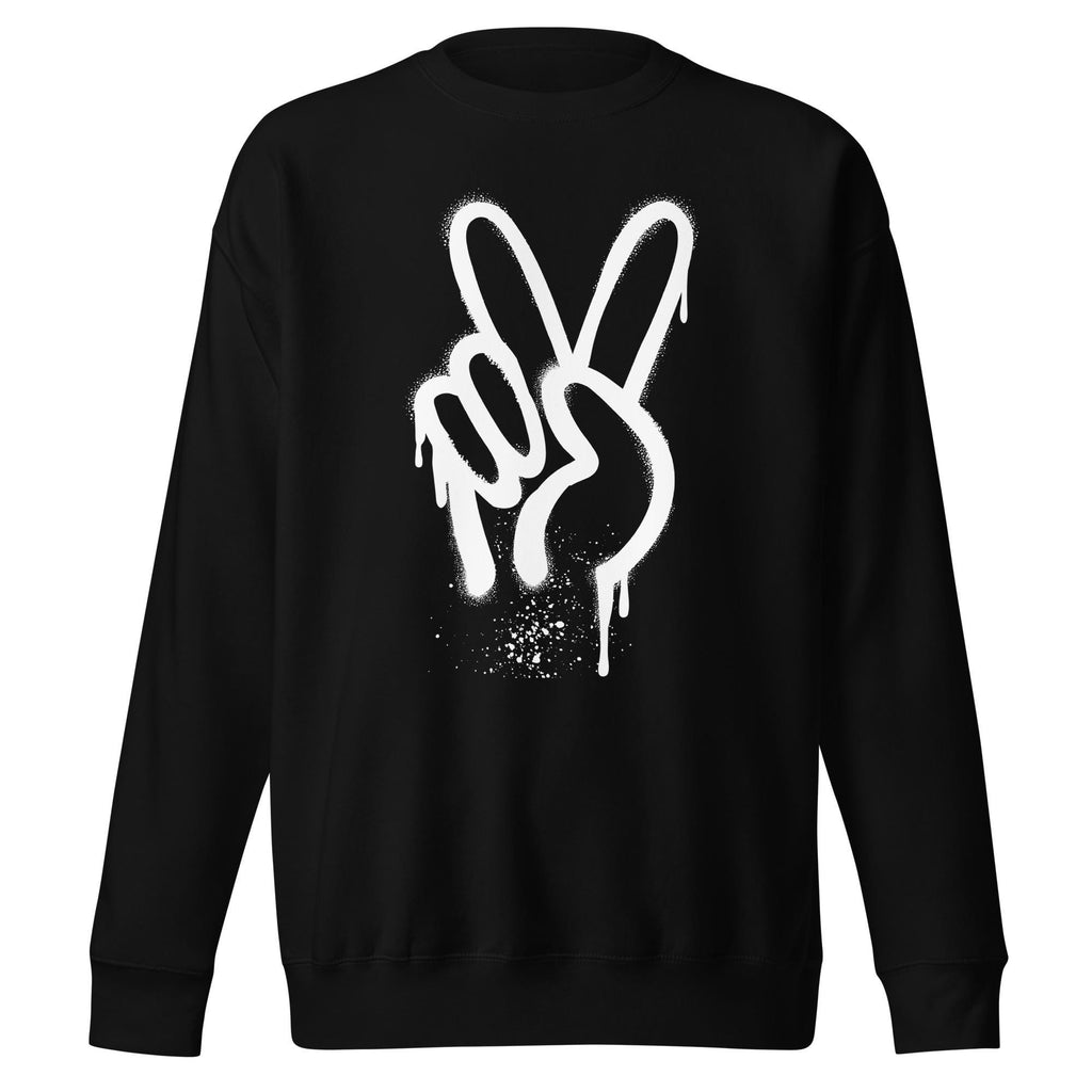 Pullover "Spray Peace", frontprint