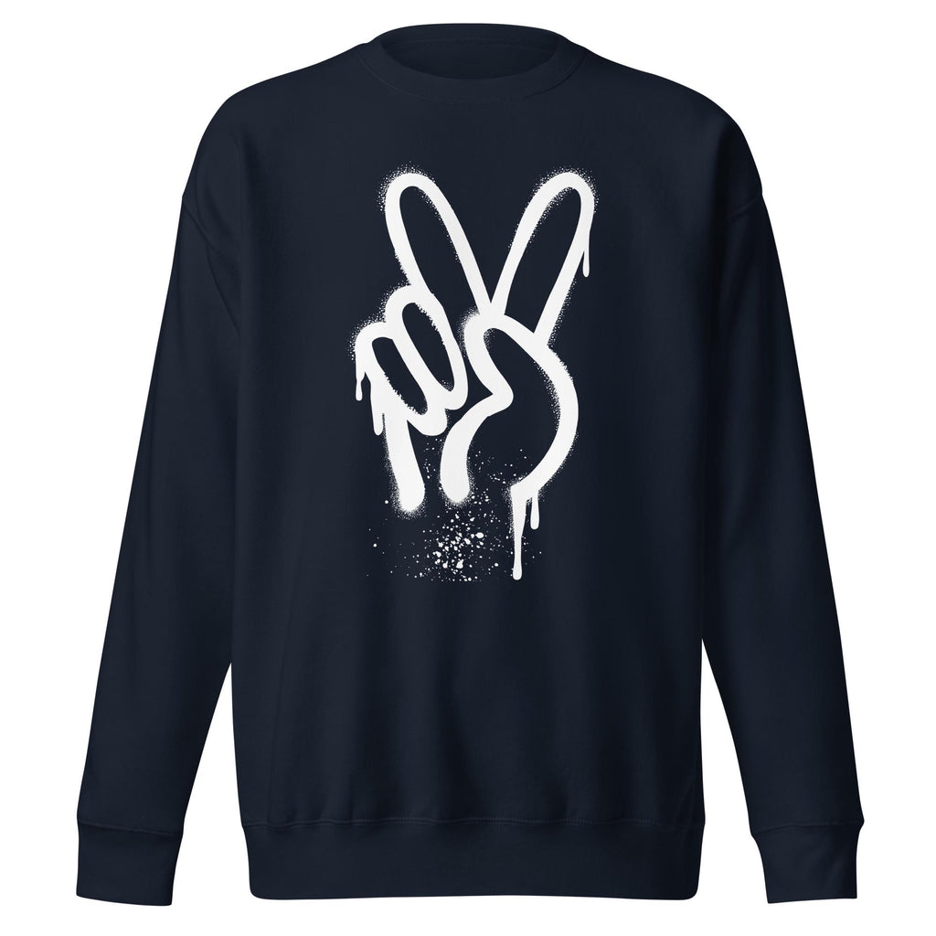 Pullover "Spray Peace", frontprint