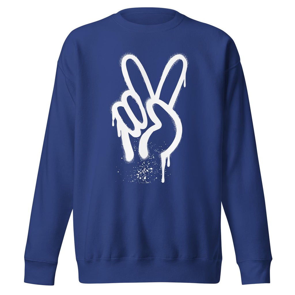 Pullover "Spray Peace", frontprint