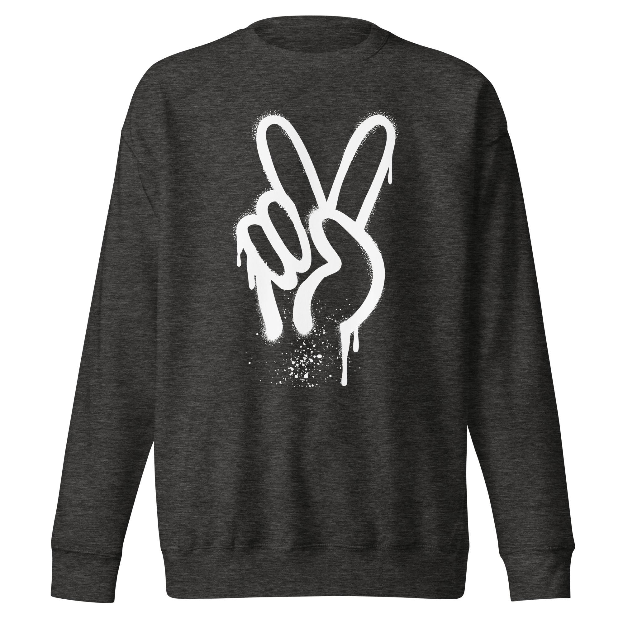 Pullover "Spray Peace", frontprint