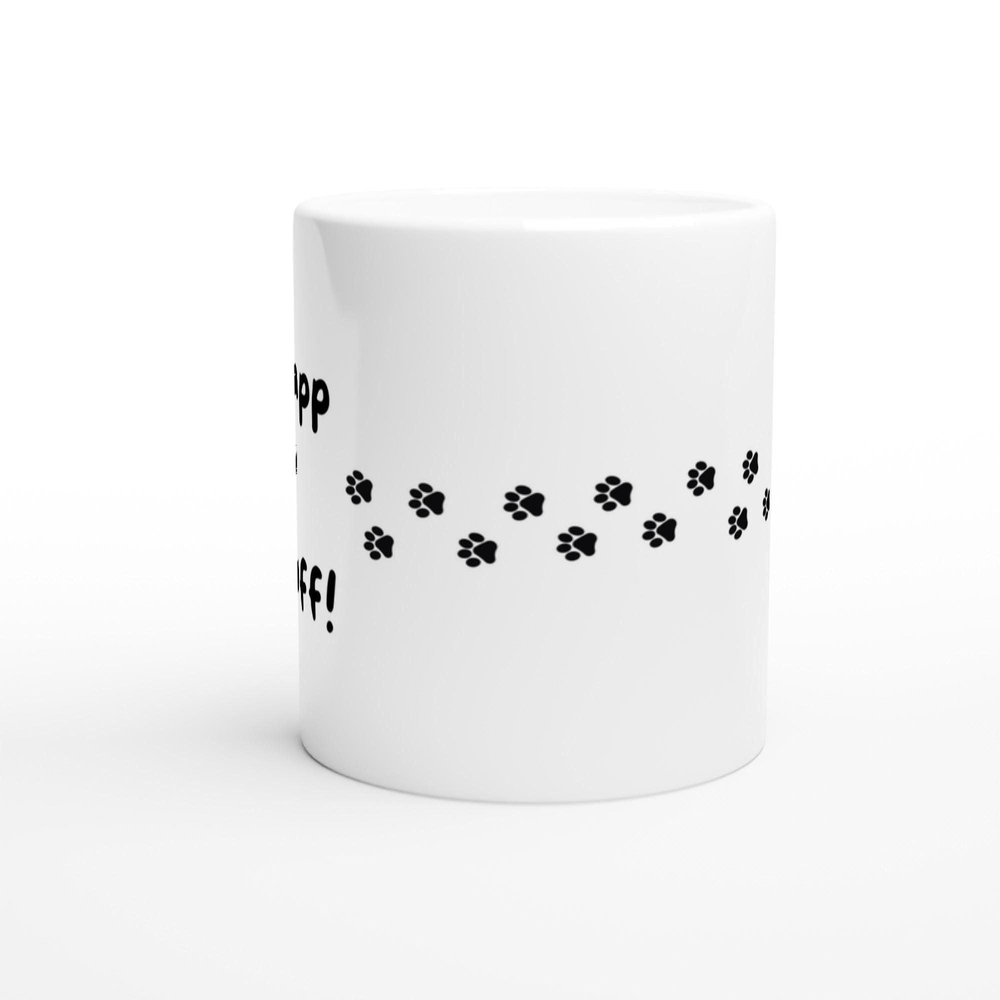 Lustige Tasse Tipp Tapp Fuck Off – aus Keramik, sarkastische Spruchtasse für Büro, Homeoffice & Morgenmuffel