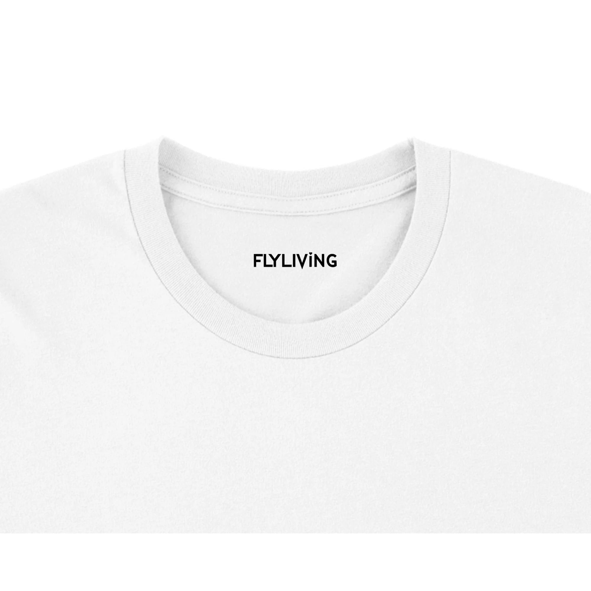 T‑Shirt mit Spruch „f*ck the system“ – Streetwear, Baumwolle, weiß, orange, grün, unisex