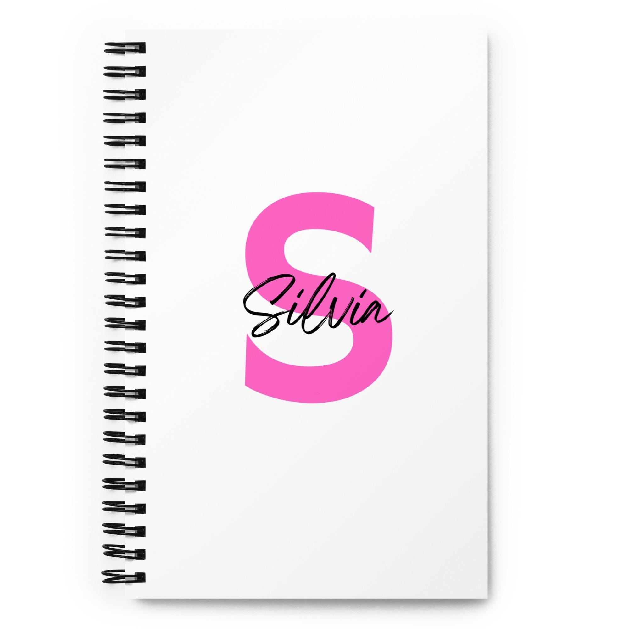 Personalisiertes Notizbuch mit Namen & Initiale – individuelles Journal, Geschenk für Kollegin, Lehrerin, Studium und Büro