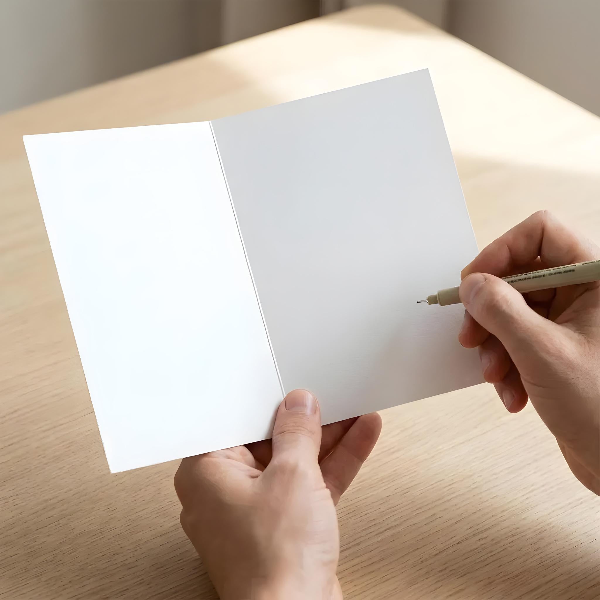 Geschenkkarte "Mit dir ist es erträglich" – witzige Spruchkarte für Paare & Freundschaft, minimalistisch Karte