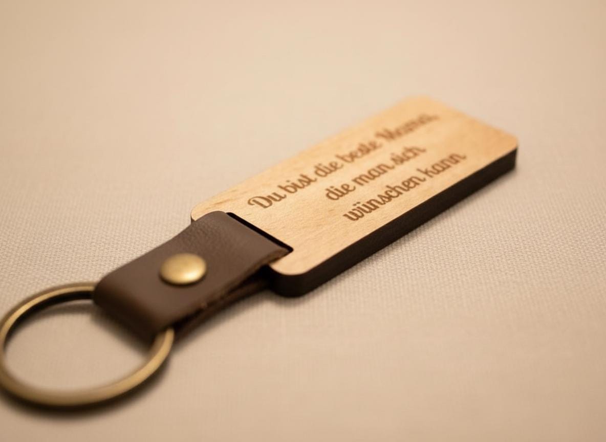 Schlüsselanhänger Holz Du bist die beste Mama / der beste Papa – personalisiertes Geschenk Eltern, Muttertag, Vatertag, Geburtstag, Name