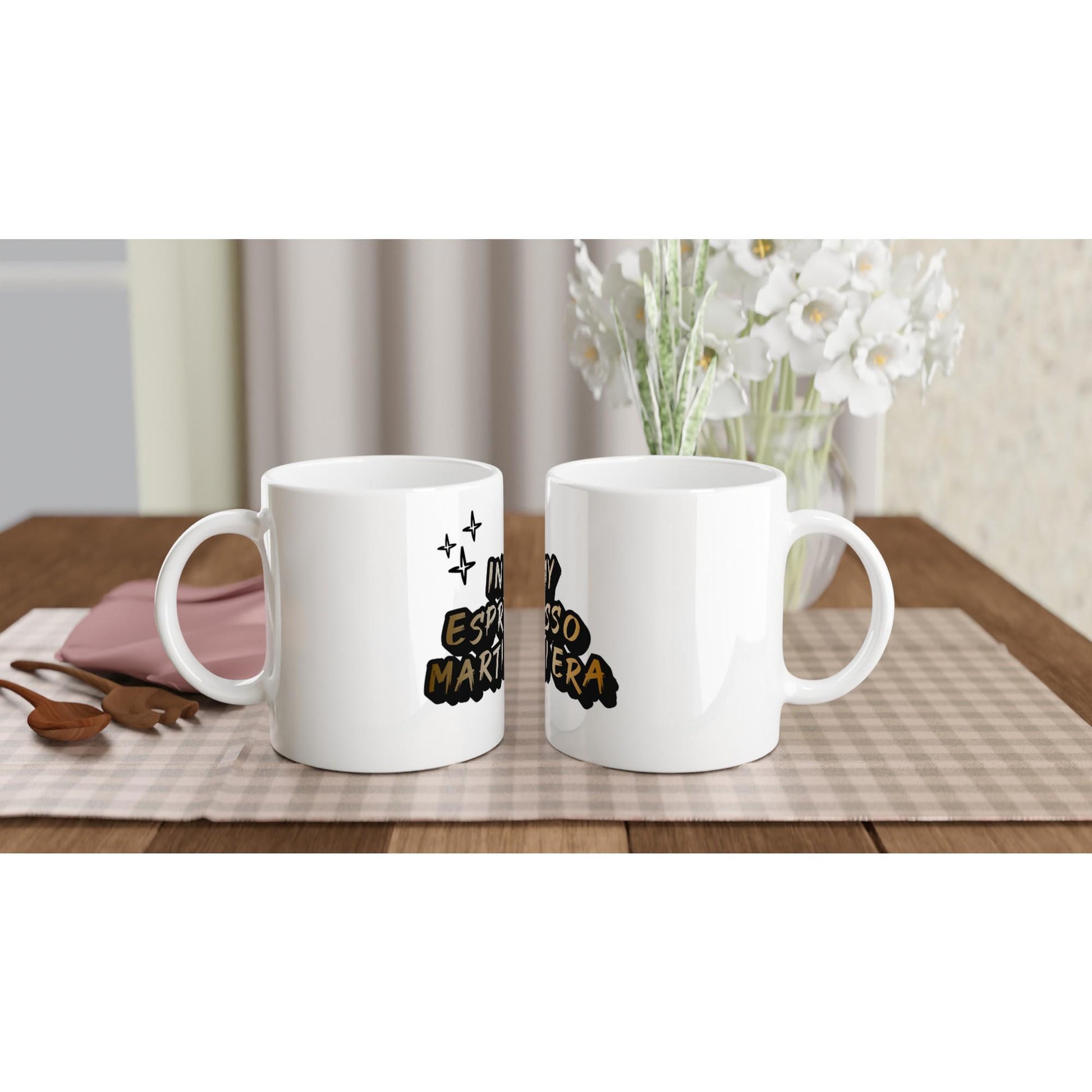 Tasse "In my espresso martini era" | Perfektes Geschenk für Kaffeeliebhaber & Cocktailfans | Keramik Becher 11oz