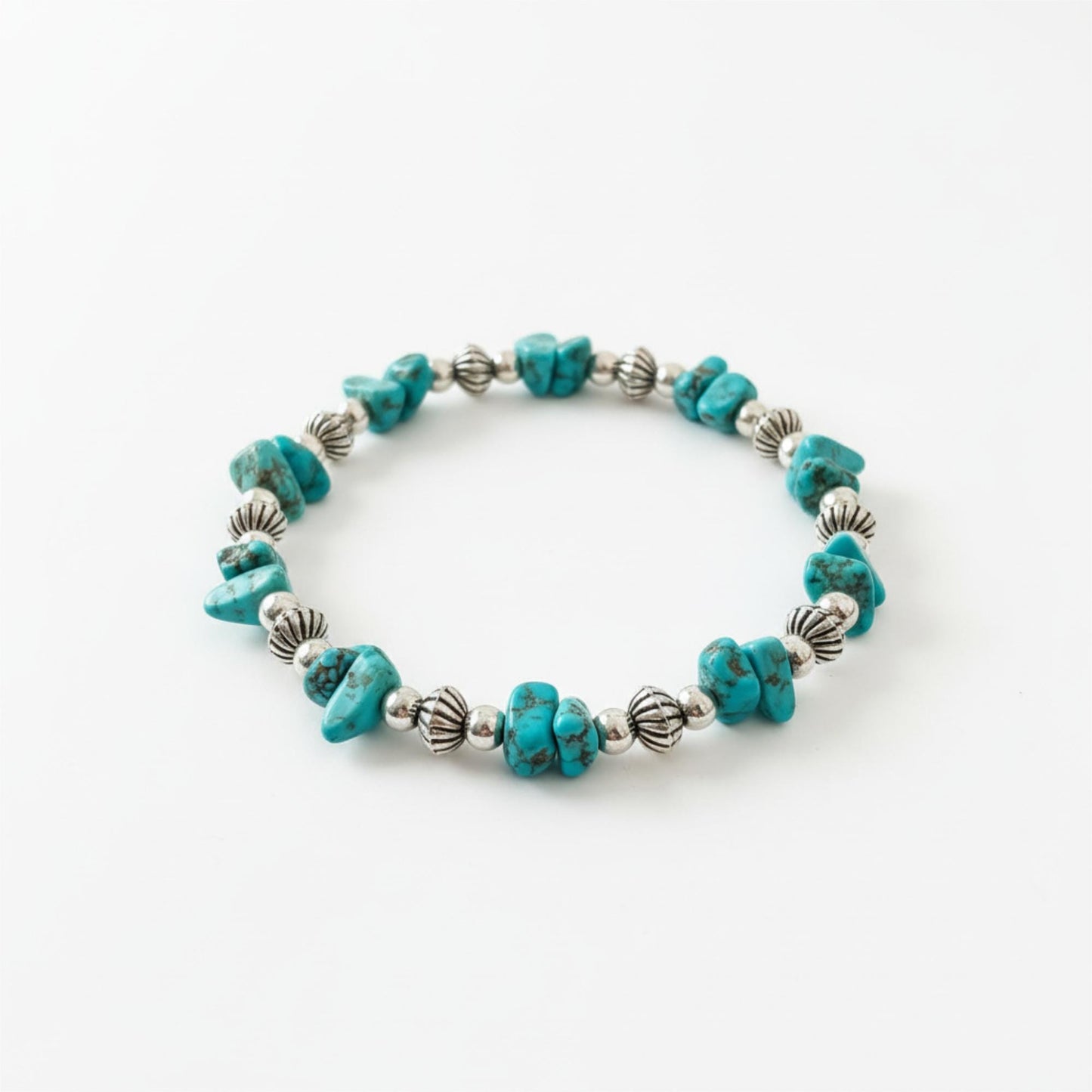 Armband mit Türkisen, handgemacht, Boho Stil, Schmuck, Geschenk für Frauen, Strand Accessoire, Sommer Mode