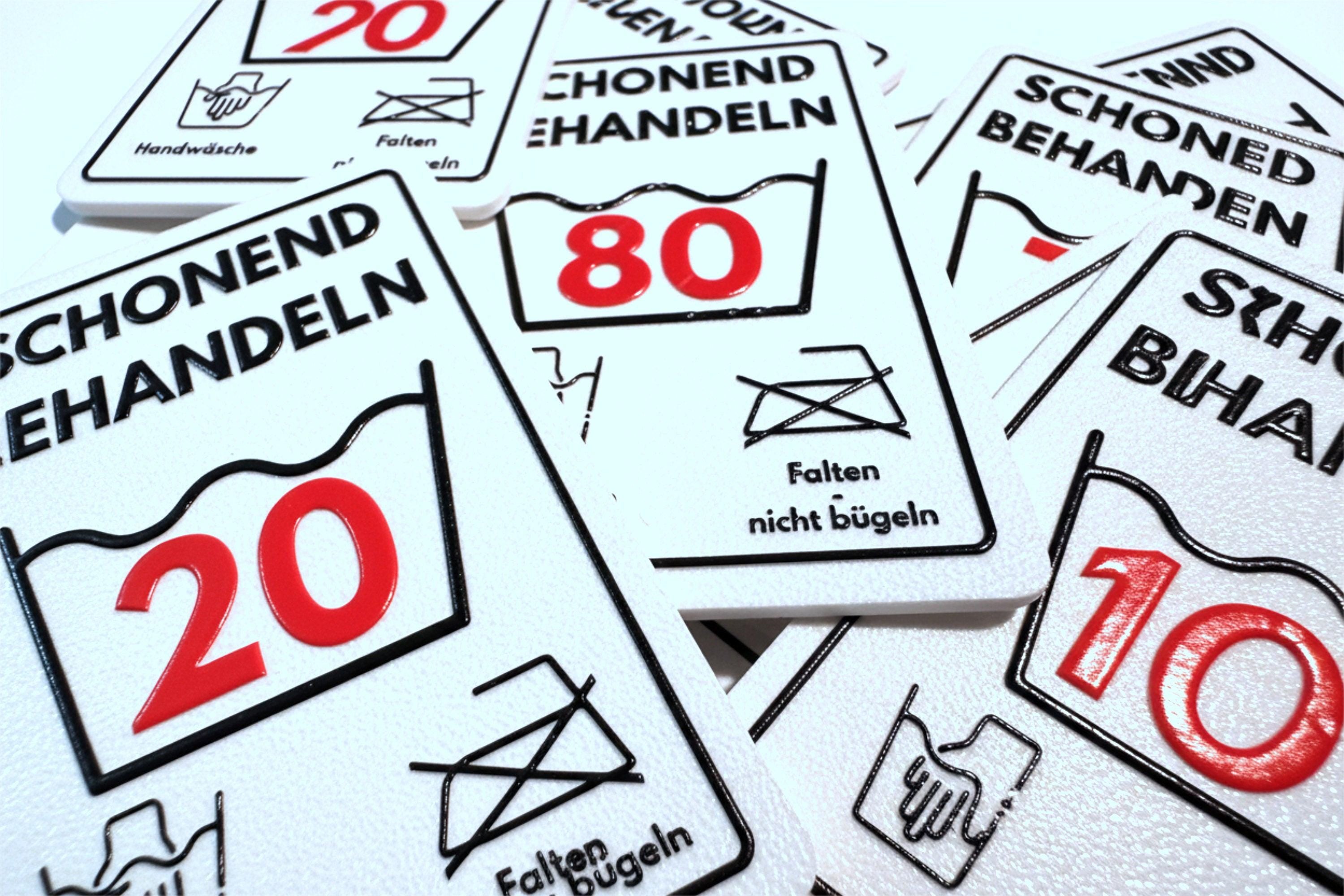 Hochwertige Geburtstagskarte | PLA mit fühlbarer Schrift | Personalisiert & kompakt