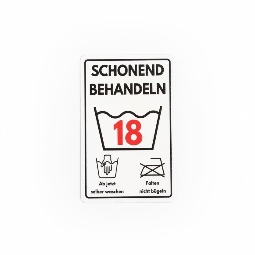 Hochwertige Geburtstagskarte | PLA mit fühlbarer Schrift | Personalisiert & kompakt