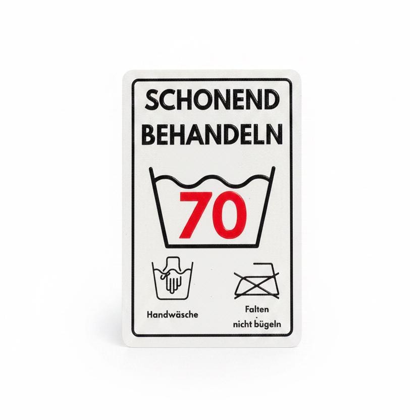 Hochwertige Geburtstagskarte | PLA mit fühlbarer Schrift | Personalisiert & kompakt