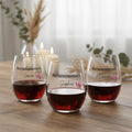Weinglas ohne Stiel, Herzensmensch, Lieblingsmensch, mit Namen, personalisierbar, Geschenk beste Freundin