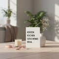 Geschenkkarte "Kerzen Kuchen Geschenke Reha."