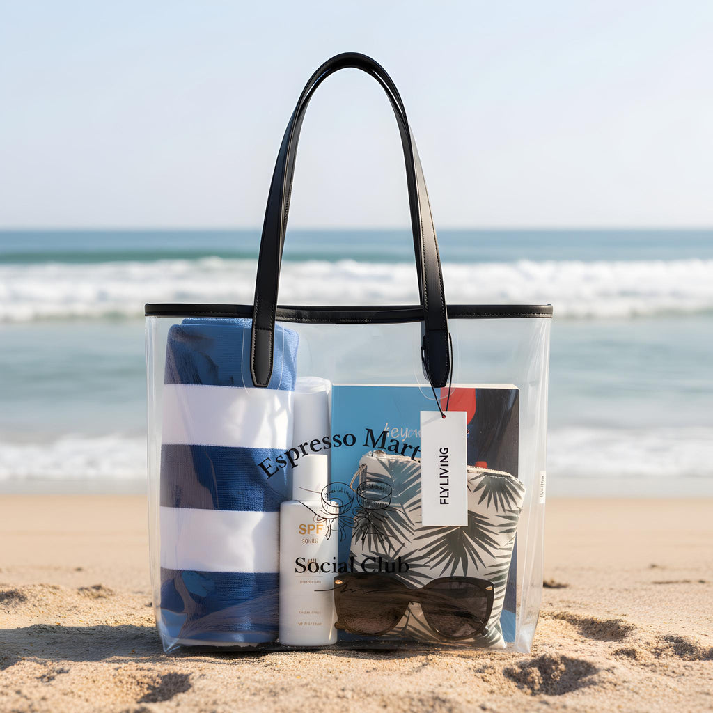 Durchsichtige Tasche „Espresso Martini Social Club“ – transparente Stadiontasche / Clear Bag