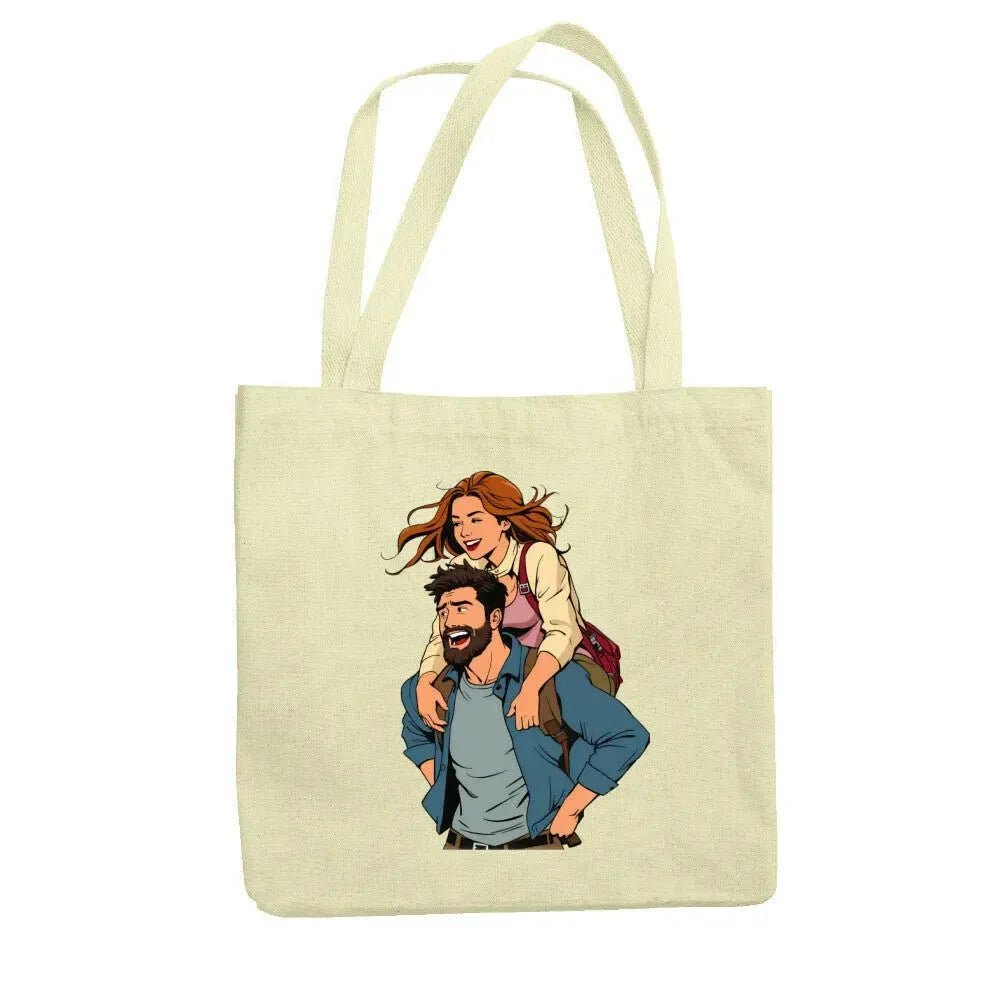 Jutebeutel "huckepack", in Beige - Bag - flyliving