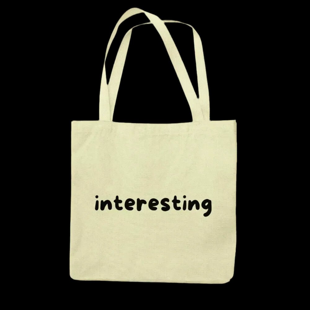Jutebeutel "interesting", beige - Bag - flyliving