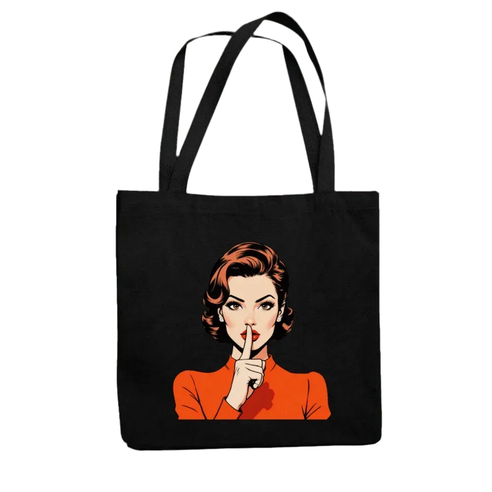 Jutebeutel "shhh" - Bag - flyliving