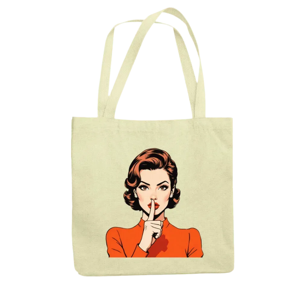 Jutebeutel "shhh" - Bag - flyliving