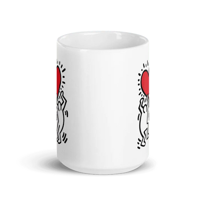 Tasse, Keith Haring, Untitled (Two Figures with Red Heart), 1987