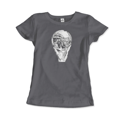 T-Shirt M.C. Escher Hand With Reflective Globe
