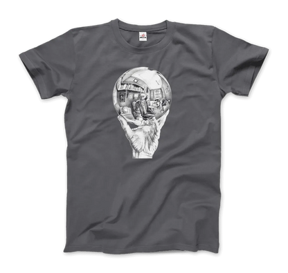 T-Shirt M.C. Escher Hand With Reflective Globe