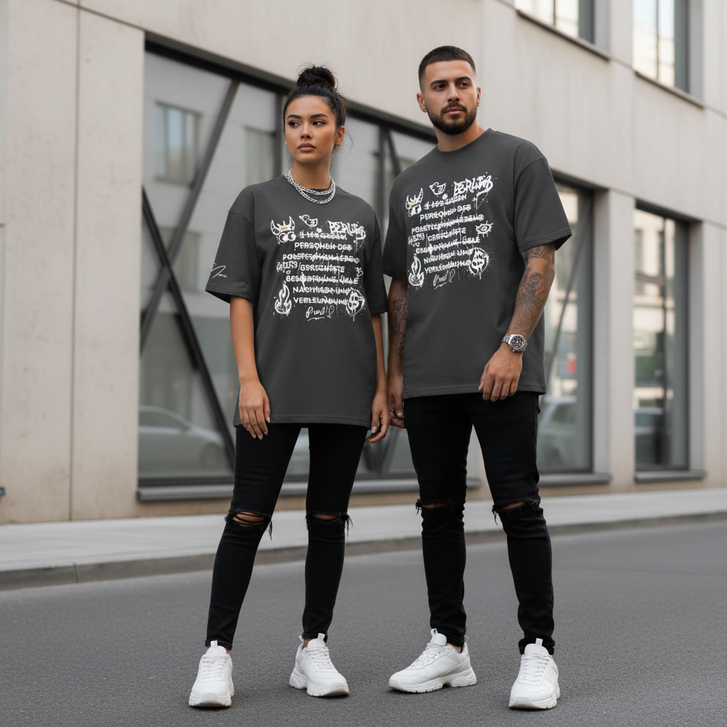 Oversized T-Shirt „§188“ | Kunst, Statement & ein bisschen Chaos